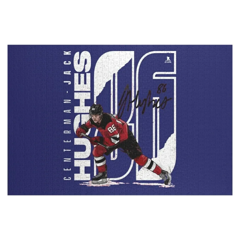 

Jack Hughes New Jersey Hockey Jigsaw Puzzle Photo Personalized Gifts Customizeds For Kids Custom Gifts Puzzle