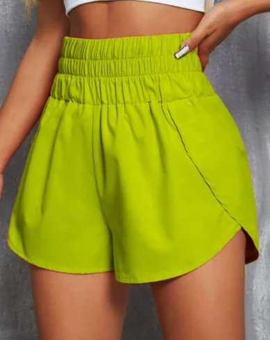 Spring Summer 2023 fashion new European and American high-waist elastic elegant loose athleisure women's shorts
Spring Summer 2023 fashion new European and American high-waist elastic elegant loose athleisure women's shorts