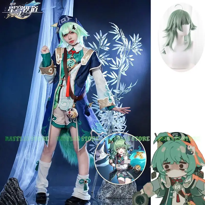 Honkai Star Rail HuoHuo, костюм для косплея, костюм для игры, аниме, косплей, милый хвост призрака, для девочек, Huo, карнавальный костюм, платье, женский парик
Honkai Star Rail HuoHuo, костюм для косплея, костюм для игры, аниме, косплей, милый хвост призрака, для девочек, Huo, карнавальный костюм, платье, женский парик