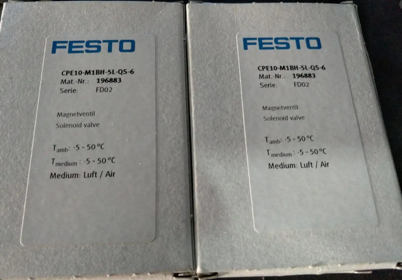 

German Original FESTO Festo Solenoid Valve JMN2H-5/2-D-02-S 161093 In Stock