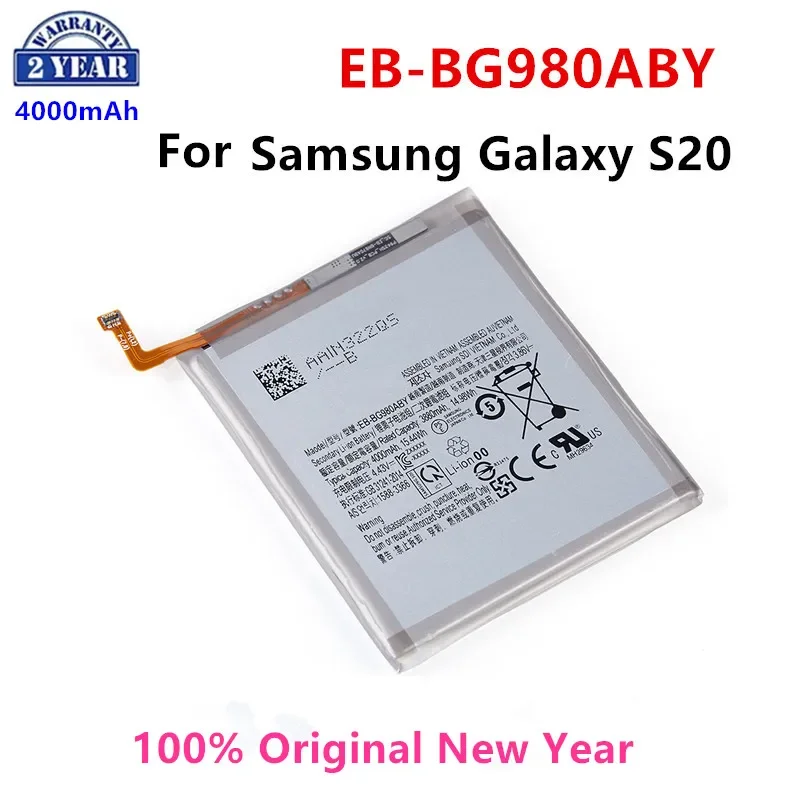 Оригинальный телефон SAMSUNG 100% мАч, Сменный аккумулятор для Samsung Galaxy S20 S 20, EB-BG980ABY 
Оригинальный телефон SAMSUNG 100% мАч, Сменный аккумулятор для Samsung Galaxy S20 S 20, EB-BG980ABY