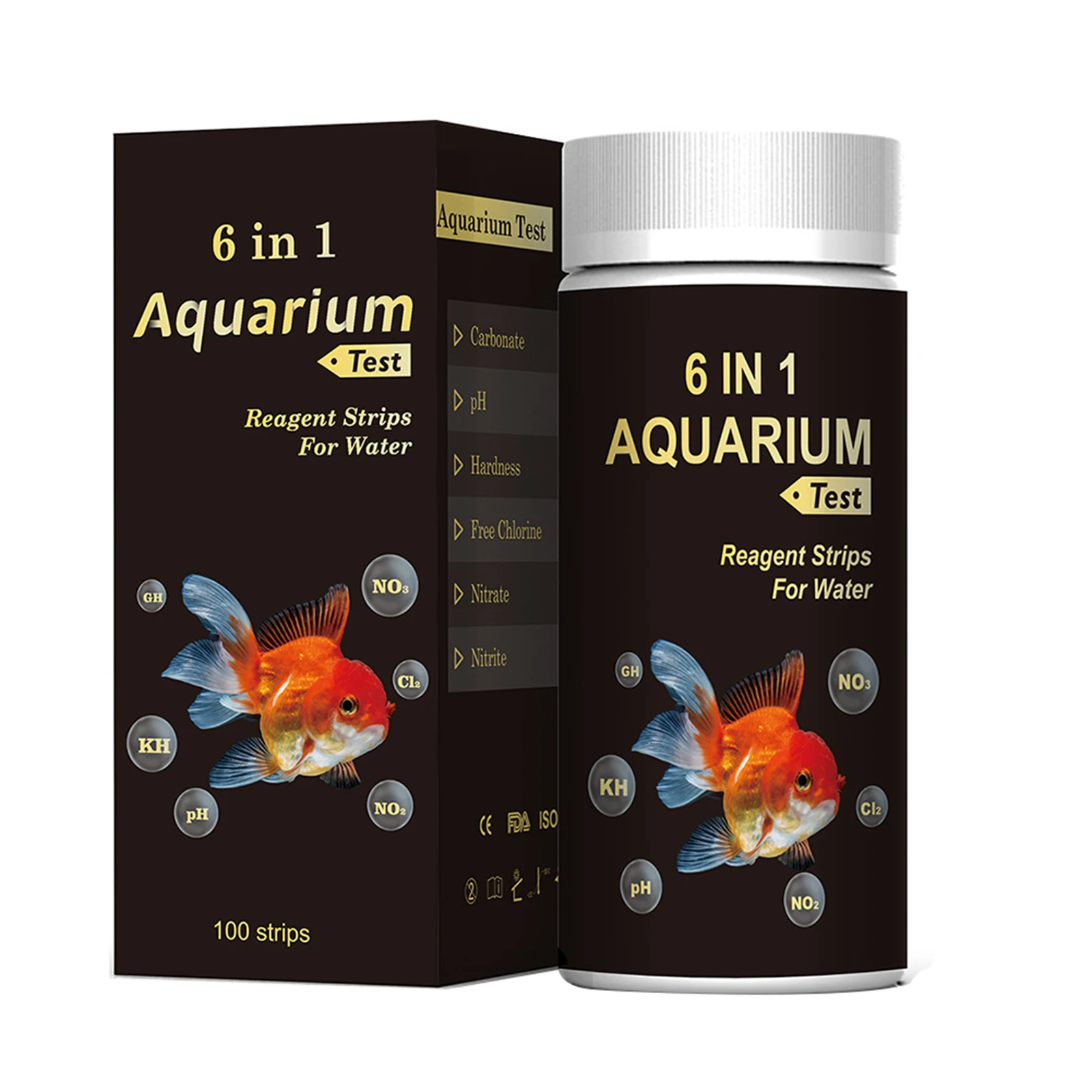 Reliable Water Testing 50pcs Aquarium Test Strips for Fish Tank Pond 6 in 1 Design Efficient Filtration Monitoring
Reliable Water Testing 50pcs Aquarium Test Strips for Fish Tank Pond 6 in 1 Design Efficient Filtration Monitoring