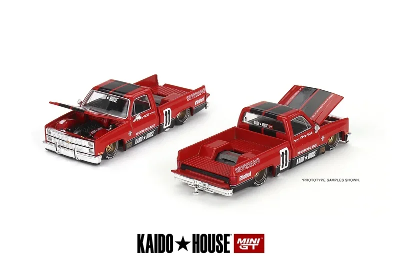 Kaido House x MINI GT Silverado пикап KAIDO V1 красный #11 литая модель автомобиля
Kaido House x MINI GT Silverado пикап KAIDO V1 красный #11 литая модель автомобиля