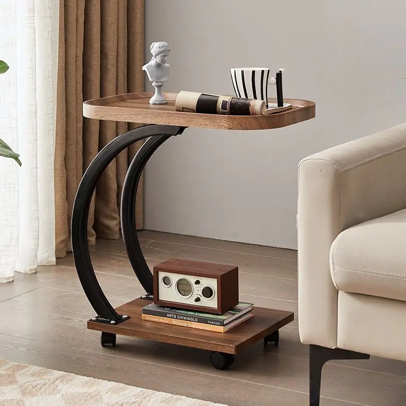 Simple Sofa End Table, Movable Balcony Corner Cabinet with Shelf, Modern Minimalist Tea Table for Living Room
Simple Sofa End Table, Movable Balcony Corner Cabinet with Shelf, Modern Minimalist Tea Table for Living Room
