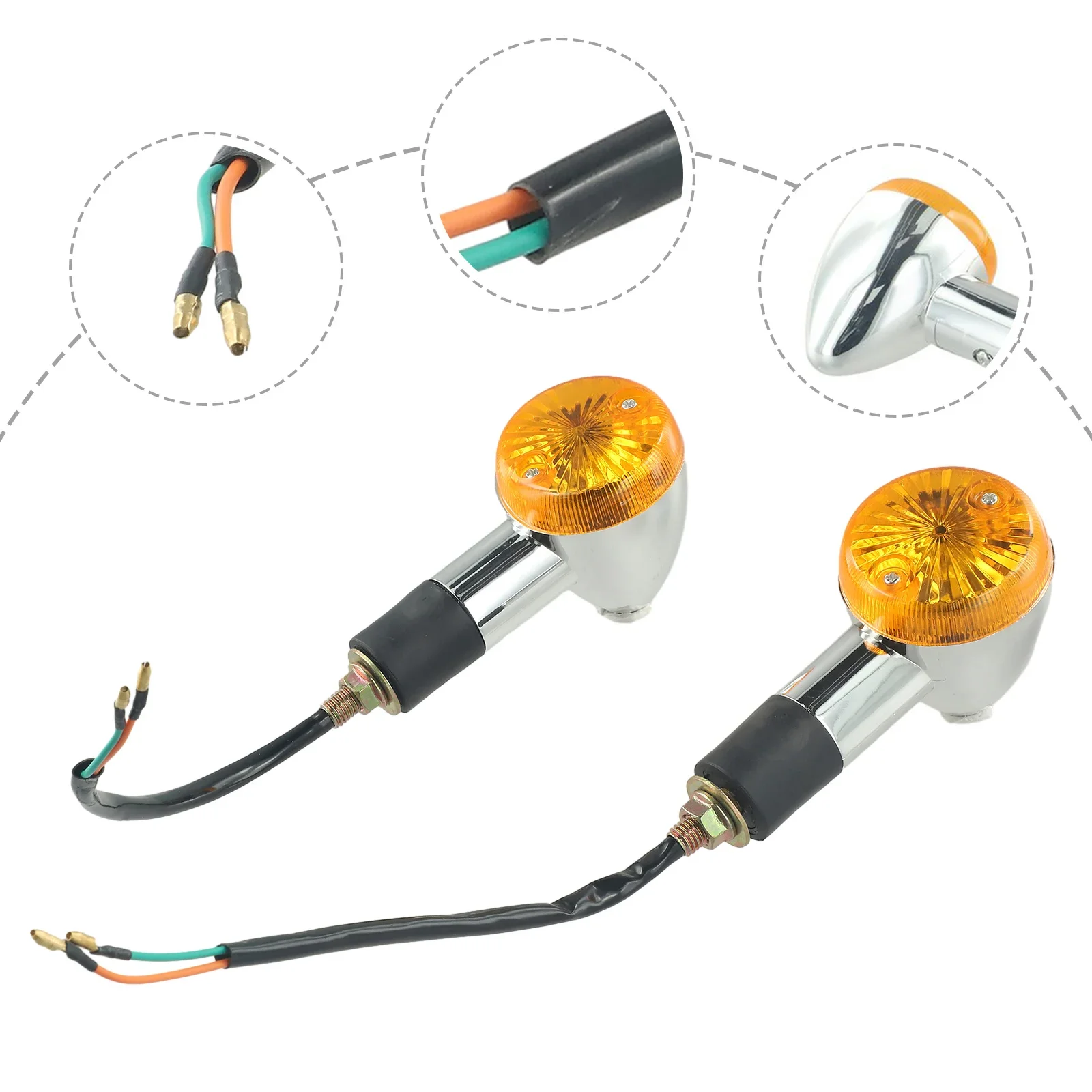 2pcs Motorcycle Turn Signals For Honda Shadow VT 750 1100 VTX 1300 1800 C Motorcycle Directional Lights Accessories
2pcs Motorcycle Turn Signals For Honda Shadow VT 750 1100 VTX 1300 1800 C Motorcycle Directional Lights Accessories