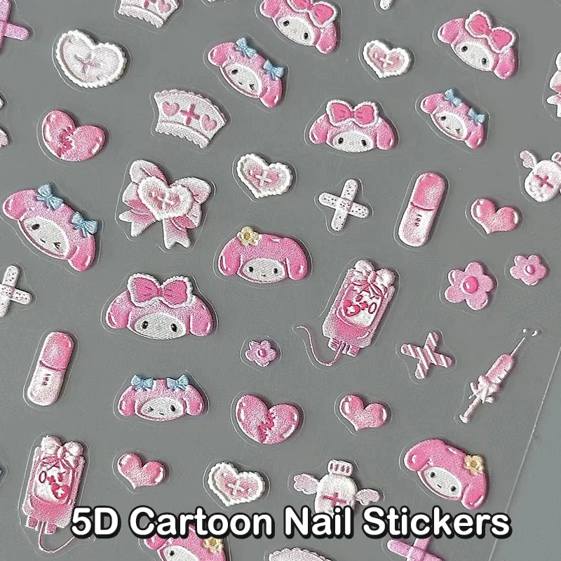 Наклейки для ногтей Sanrio 5D Мультяшные детали для ногтей Мелодия куломи аниме наклейки для ногтей DIY Sanrio декоративный маникюр
Наклейки для ногтей Sanrio 5D Мультяшные детали для ногтей Мелодия куломи аниме наклейки для ногтей DIY Sanrio декоративный маникюр