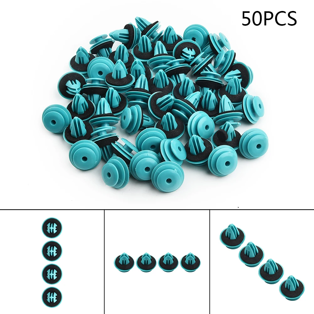 Replacement Accessories 50pcs W/ Washers Plastic Rivet Fender Fastener Car Panel Practical For BMW E53 E60 E61 E39 E46 E52
Replacement Accessories 50pcs W/ Washers Plastic Rivet Fender Fastener Car Panel Practical For BMW E53 E60 E61 E39 E46 E52