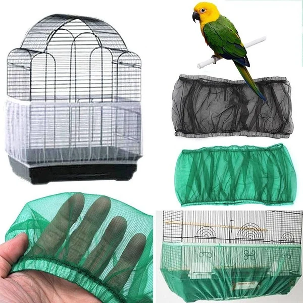 Cleaning Nylon Airy Fabric Mesh Bird Cage Cover Shell Skirt Seed Catcher Guard Pet Product
Cleaning Nylon Airy Fabric Mesh Bird Cage Cover Shell Skirt Seed Catcher Guard Pet Product