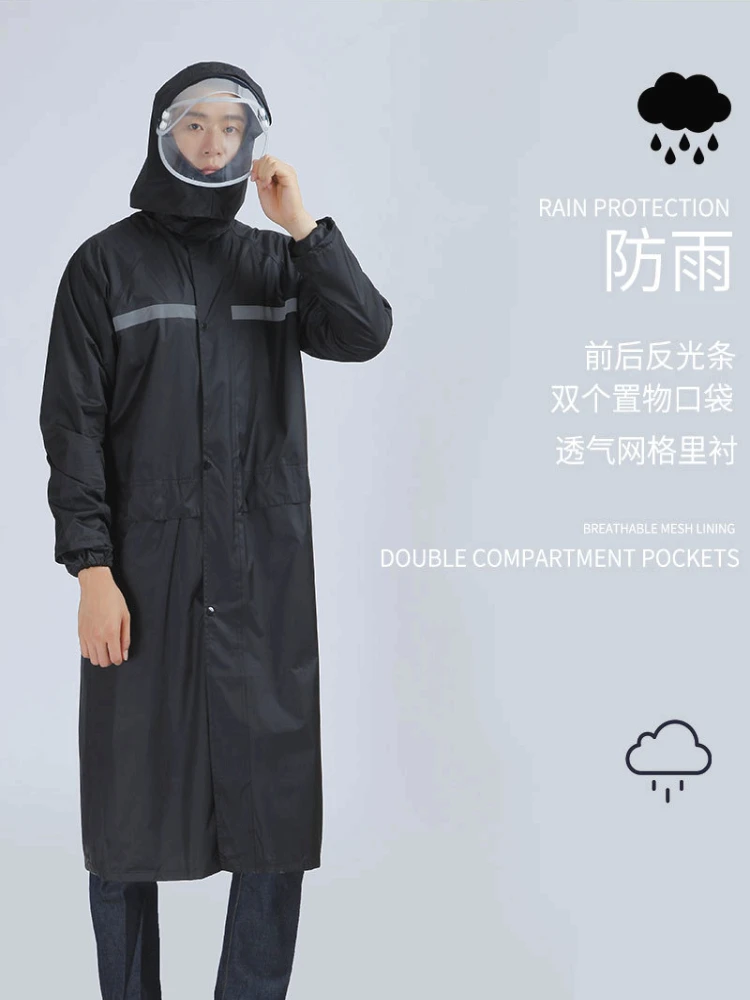 Outdoor cycling One-piece raincoat Rainproof all over the body Flood prevention emergency protective clothing
Outdoor cycling One-piece raincoat Rainproof all over the body Flood prevention emergency protective clothing