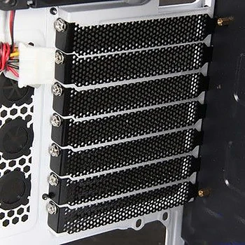 PCI 슬롯 커버 먼지 필터 블랭킹 보드, 냉각 선풍기 먼지 필터, 환기 PC 컴퓨터 케이스 액세서리, 5 개