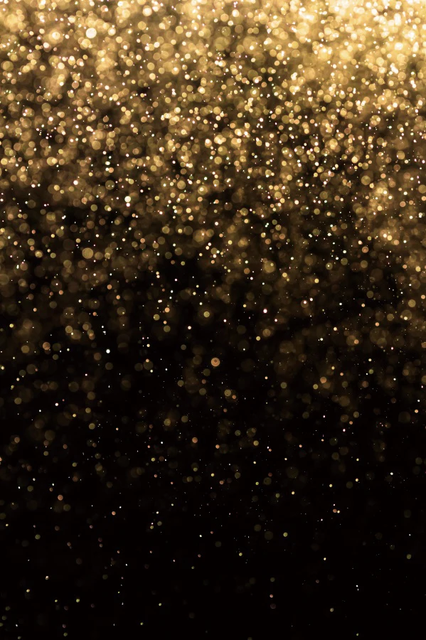 

Laeacco Dreamy Light Bokeh Black and Gold Glitter Spots Photography Backdrop Wedding Party Decor Kids Adult Portrait Background