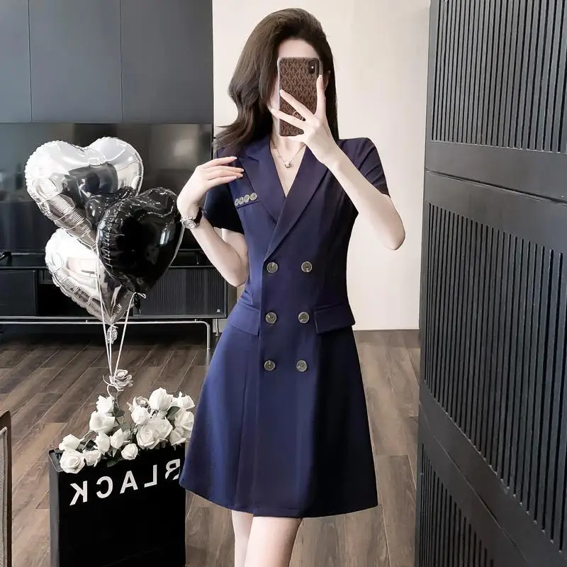 Workwear Professional Temperament Dress 2024 New Women Summer Luxury Sense Sales Department Commuter Uniform Suit Skirt
Workwear Professional Temperament Dress 2024 New Women Summer Luxury Sense Sales Department Commuter Uniform Suit Skirt