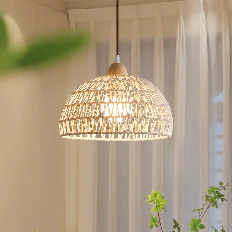 Japanese Style Log Rattan Woven Chandelier Cream Style Restaurant Bar Lamp Retro Homestay Shop Bedroom Balcony LED pendant lamp
Japanese Style Log Rattan Woven Chandelier Cream Style Restaurant Bar Lamp Retro Homestay Shop Bedroom Balcony LED pendant lamp