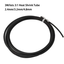 3M/lot 3:1 Heat Shrink Tube with Glue Dual Wall Tubing Heat Shrink Tubing Diameter 2.4/3.2/4.8mm
3M/lot 3:1 Heat Shrink Tube with Glue Dual Wall Tubing Heat Shrink Tubing Diameter 2.4/3.2/4.8mm