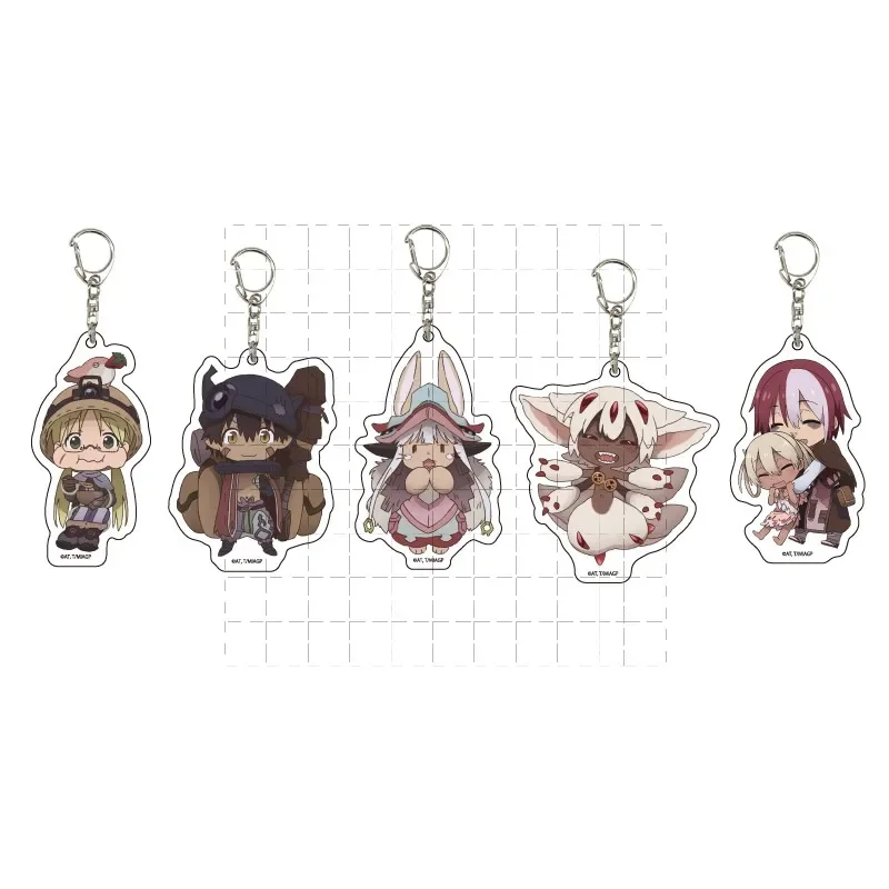 Game Wazukyan Vueko Faputa Riko Belaf Nanachi Irumyuui Keychain Doll Anime Acrylic Keyring Pendant for Gift
Game Wazukyan Vueko Faputa Riko Belaf Nanachi Irumyuui Keychain Doll Anime Acrylic Keyring Pendant for Gift