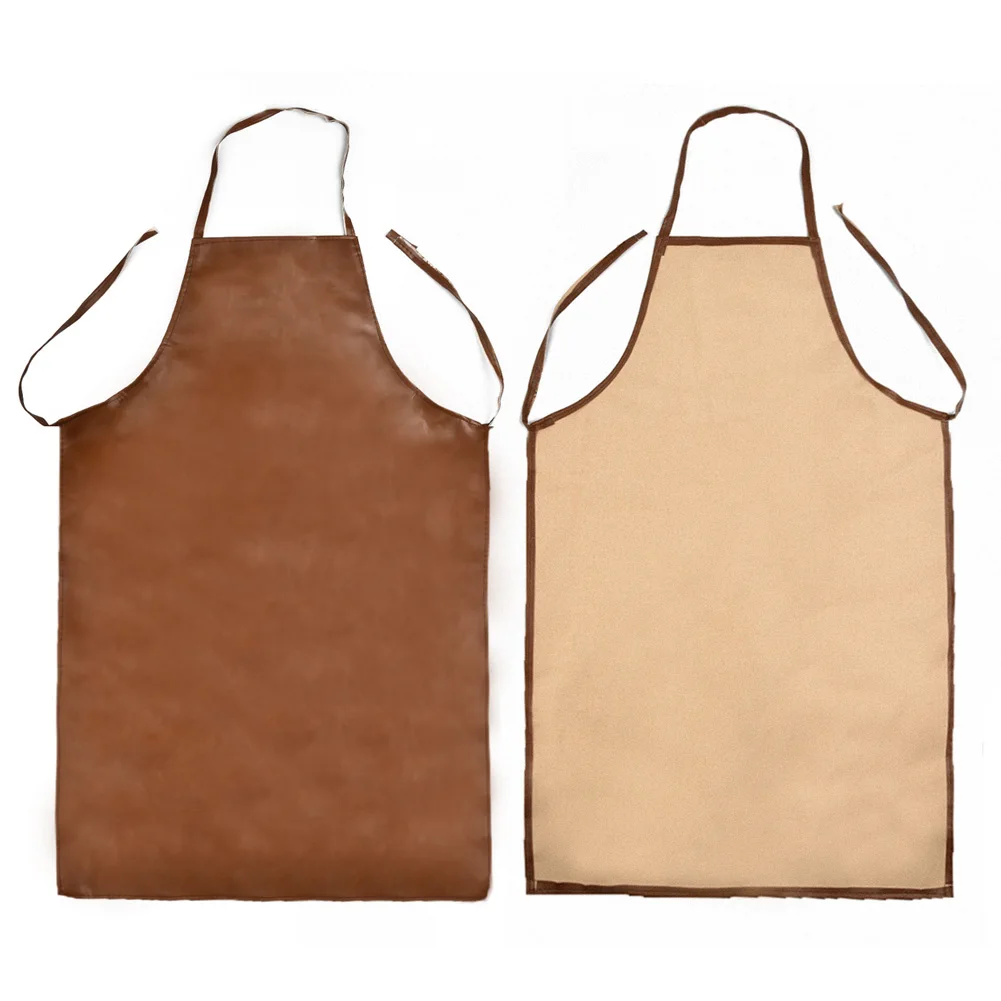 

Polyurethane Apron Equipment Protection Apron Waterproof Kitchen Woman Men Chef Waiter Cafe Shop BBQ Hairdresser Aprons Bibs New