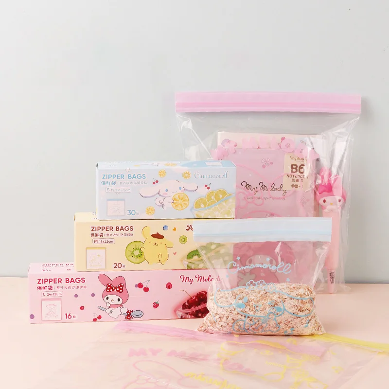 Sanrio герметичный свежий пакет Cinnamoroll Kuromi Mymelody пищевая молния самозапечатывающаяся сумка мультяшный кавайный аниме игрушка подарок
Sanrio герметичный свежий пакет Cinnamoroll Kuromi Mymelody пищевая молния самозапечатывающаяся сумка мультяшный кавайный аниме игрушка подарок