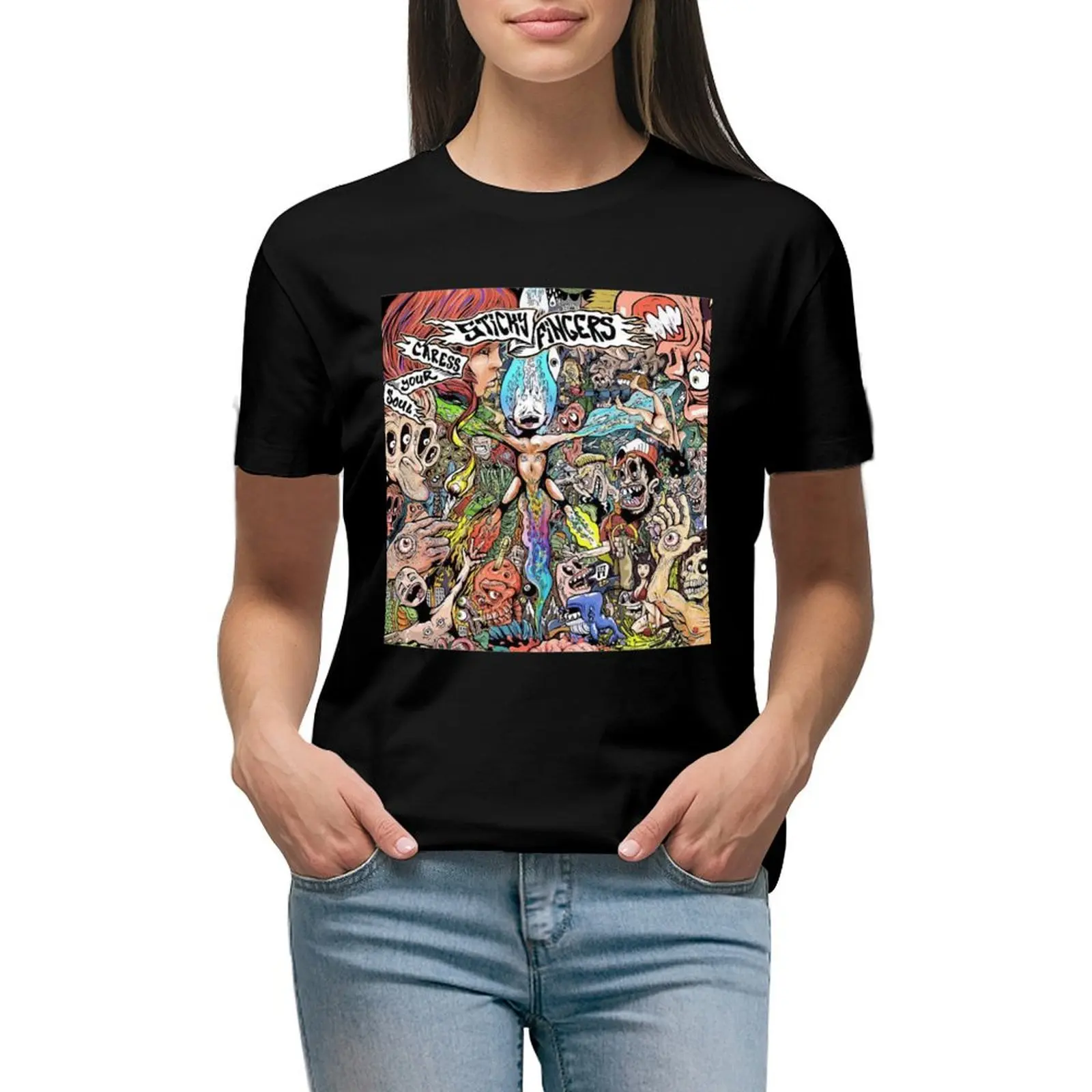 Sticky Fingers caress your soul T-shirt shirts graphic tees hippie clothes Female clothing Woman clothes
Sticky Fingers caress your soul T-shirt shirts graphic tees hippie clothes Female clothing Woman clothes