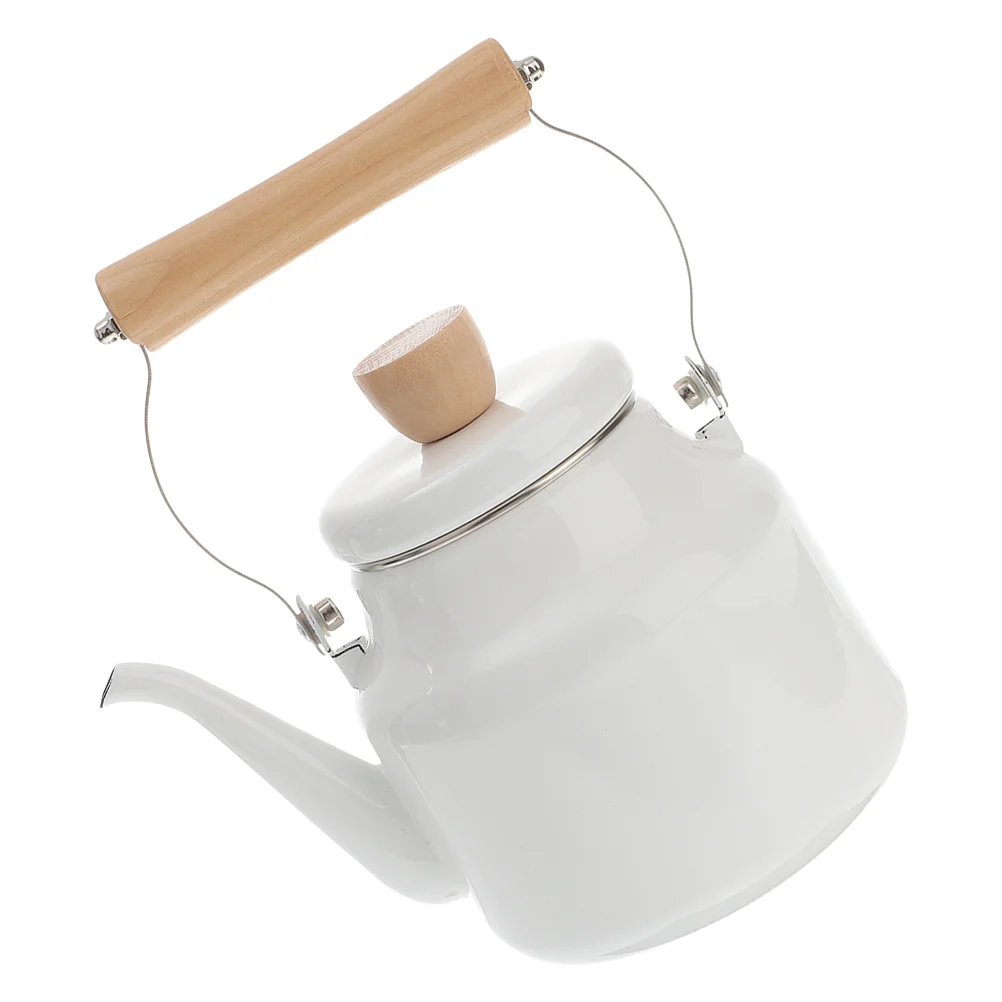 

Thickened Enamel Whistle Kettle Electric Kettles for Boiling Water Induction Whistling Stovetop Tea Boiler Coffee Pot