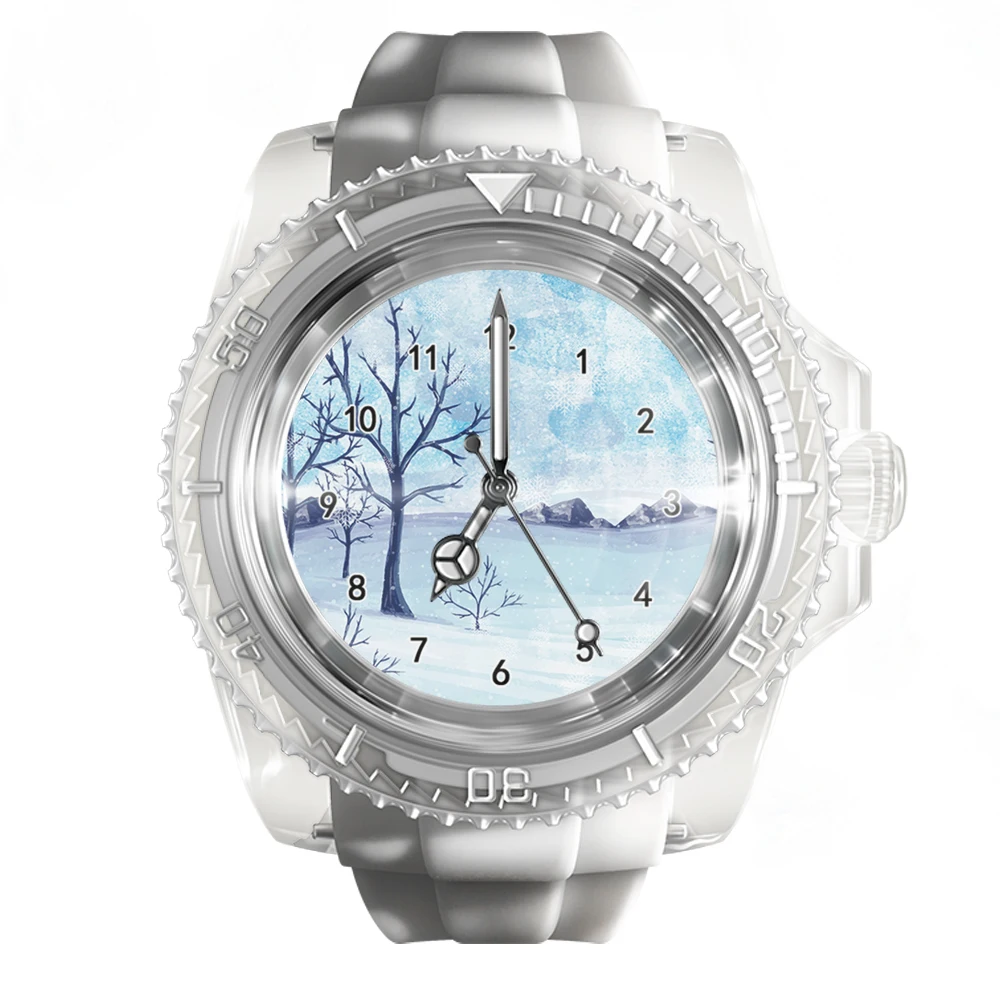 New Silicone Transparent White Watch Christmas Antler Men's and Women's Watches Fashion Trend Quartz Wrist Watch
New Silicone Transparent White Watch Christmas Antler Men's and Women's Watches Fashion Trend Quartz Wrist Watch