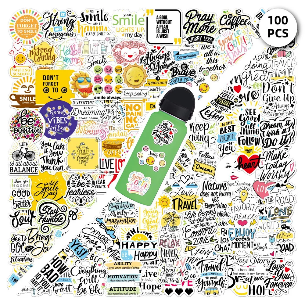 100pcs Motto Stickers For Notebooks Scrapbook Car Stationery Motivational Sticker Aesthetic Scrapbooking Material Craft Supplies
100pcs Motto Stickers For Notebooks Scrapbook Car Stationery Motivational Sticker Aesthetic Scrapbooking Material Craft Supplies