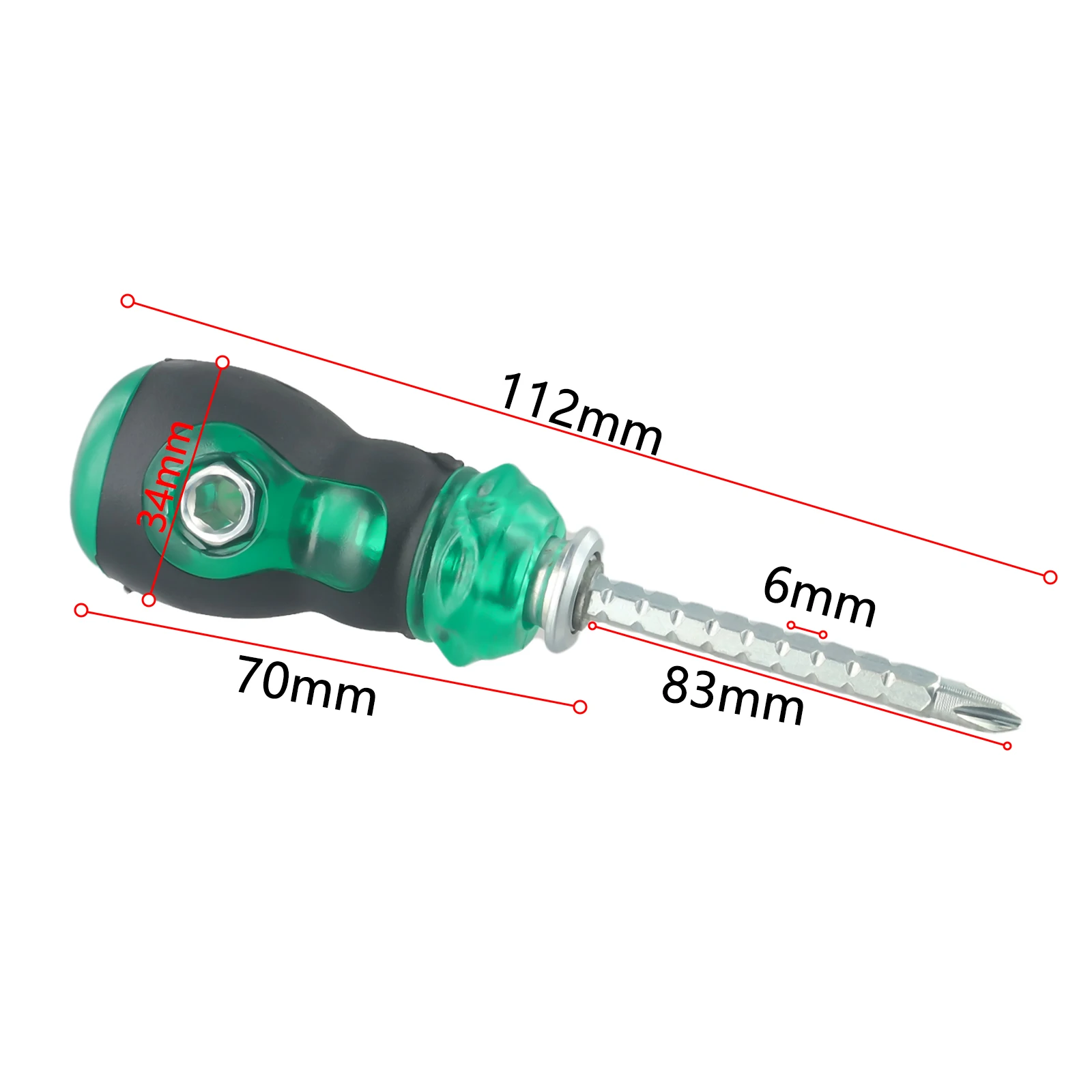 Scalable Screwdriver More Labor-saving 112mm 1pc 6mm Chrome Vanadium Steel Easier Hanging Magnetic Home & Garden
Scalable Screwdriver More Labor-saving 112mm 1pc 6mm Chrome Vanadium Steel Easier Hanging Magnetic Home & Garden