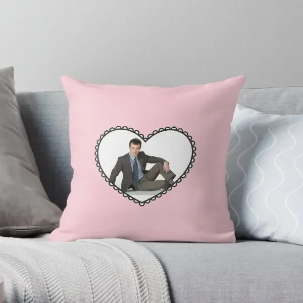 

I Heart Nathan Fielder Printing Throw Pillow Cover Throw Cushion Case Bed Fashion Comfort Decor Pillows not include One Side