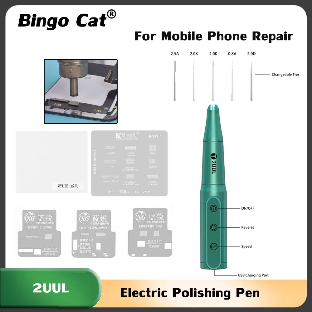 2UUL DA81 Electric Polishing Pen Drill For Professional Grinding Phone Repair Tools Set Adjustable Forward and Reverse Rotation
2UUL DA81 Electric Polishing Pen Drill For Professional Grinding Phone Repair Tools Set Adjustable Forward and Reverse Rotation