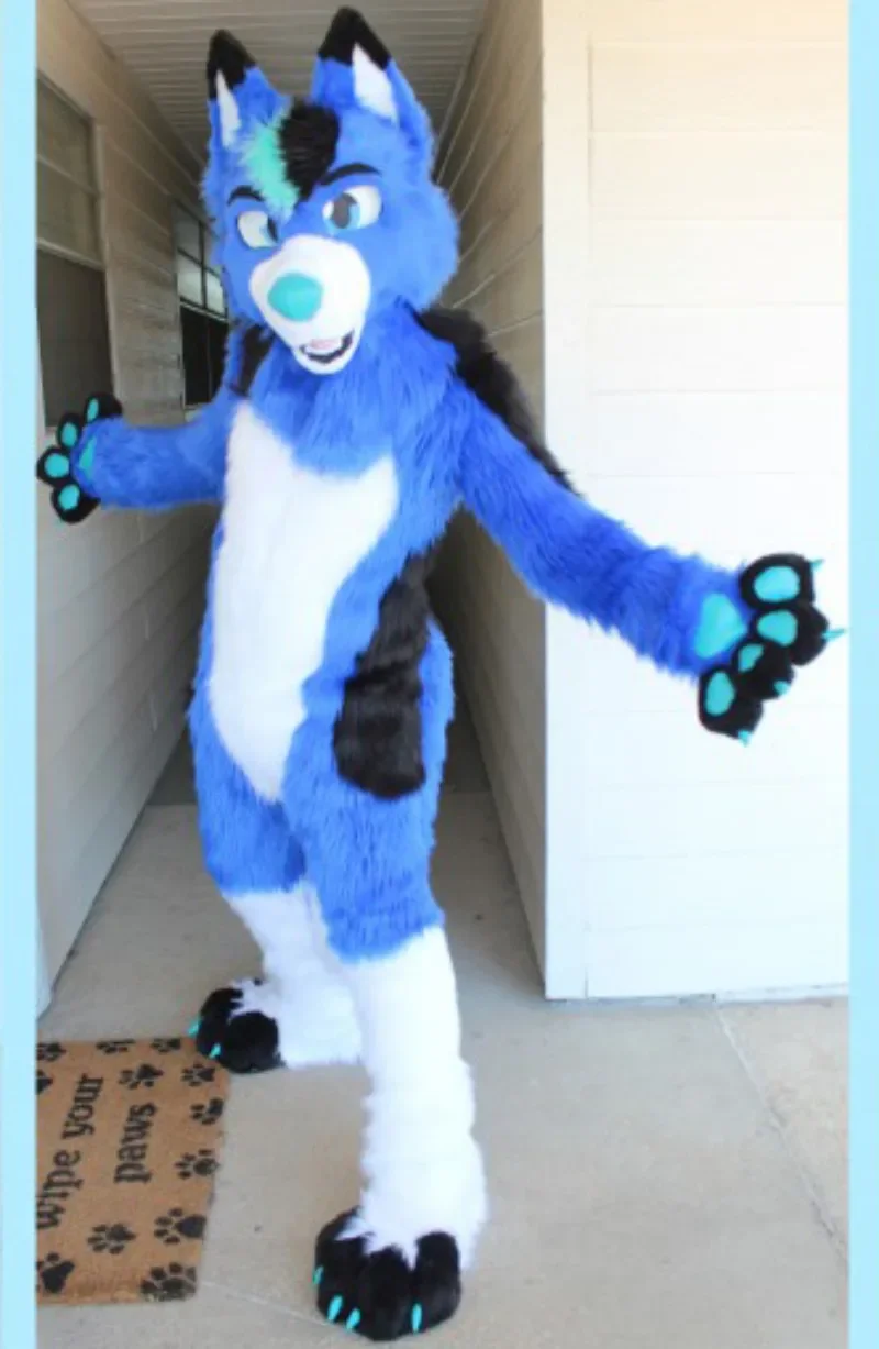 Blue White Furry Fox Dog Wolf Mascot Costume Halloween Christmas Fancy Party Animal Cartoon Character Outfit Suit
Blue White Furry Fox Dog Wolf Mascot Costume Halloween Christmas Fancy Party Animal Cartoon Character Outfit Suit