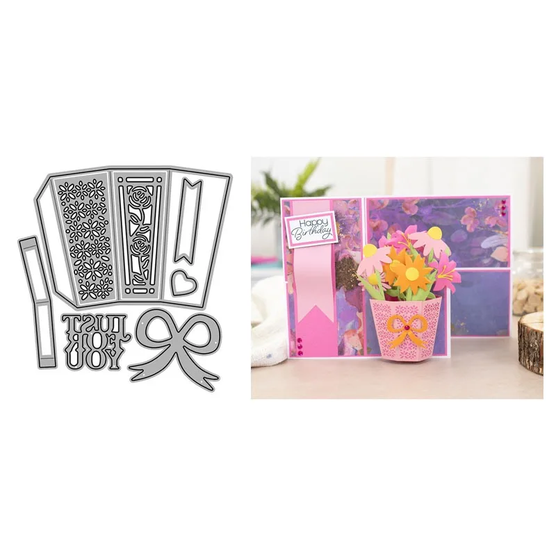 Flower Basket New Design Craft Metal Cutting Die Cut Dies Decoration Scrapbook Album Paper Card Craft Embossing Die Cuts
Flower Basket New Design Craft Metal Cutting Die Cut Dies Decoration Scrapbook Album Paper Card Craft Embossing Die Cuts