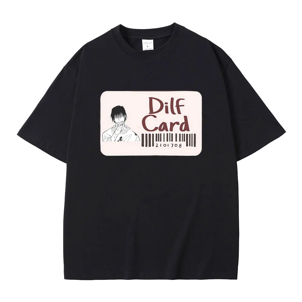 Japanese Anime Jujutsu Kaisen Fushiguro Toji Dilf Card Print T-shirt Funny T Shirt Men Women Casual Oversized Tees Short Sleeve
Japanese Anime Jujutsu Kaisen Fushiguro Toji Dilf Card Print T-shirt Funny T Shirt Men Women Casual Oversized Tees Short Sleeve