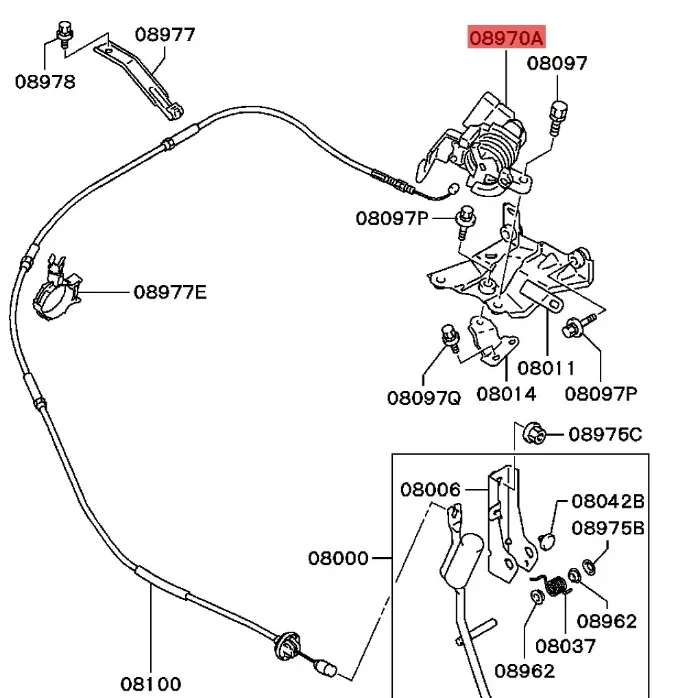 Датчик педали акселератора MR578861, 8 контактов для двигателя Mitsubishi N84 4G69 CU5W 
Датчик педали акселератора MR578861, 8 контактов для двигателя Mitsubishi N84 4G69 CU5W