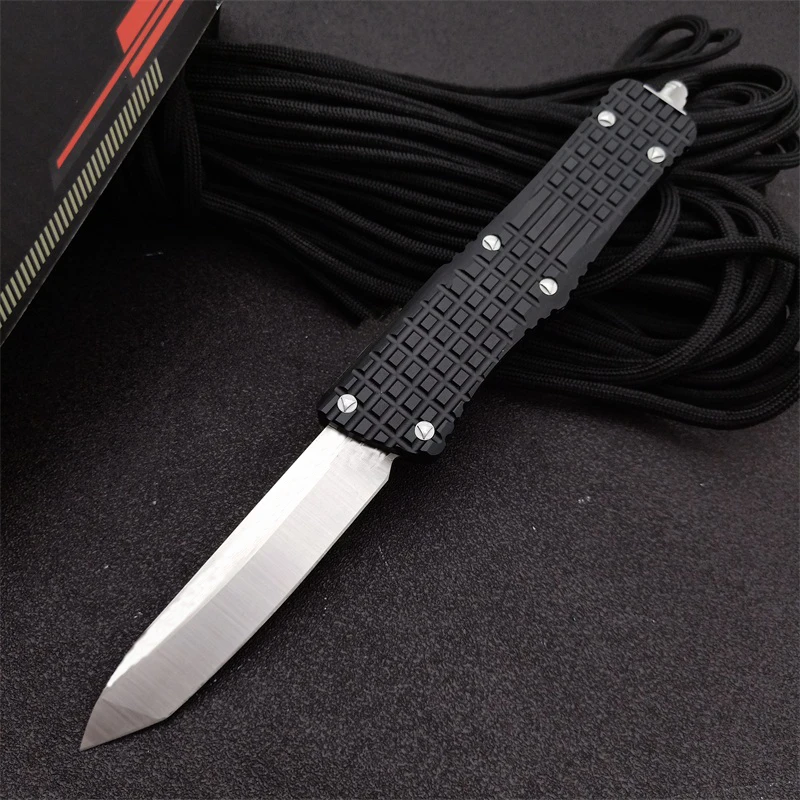 MT OTF knife D2 Blade 6061-T6 Aviation Aluminum Multifunctional Tool Kitchen FruitsOutdoor camping tactics knives
MT OTF knife D2 Blade 6061-T6 Aviation Aluminum Multifunctional Tool Kitchen FruitsOutdoor camping tactics knives