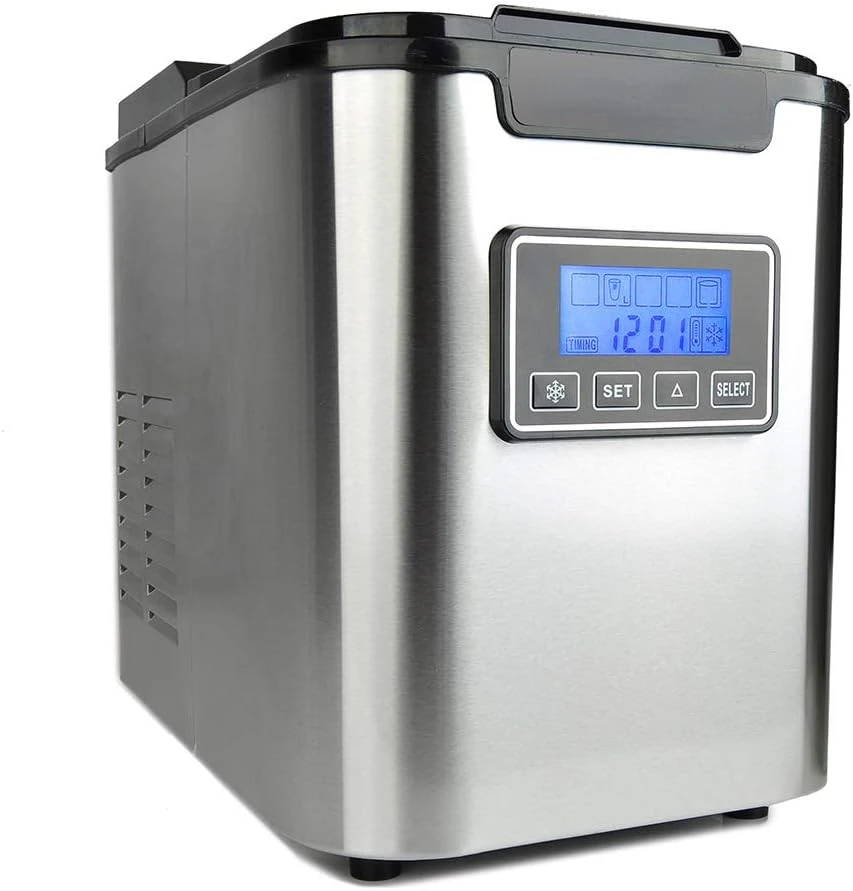 Ice Maker - Portable Ice Cube Machine | Digital LCD Display | Adjustable Ice Cube Size | Stainless Steel Ice cream container Yog
Ice Maker - Portable Ice Cube Machine | Digital LCD Display | Adjustable Ice Cube Size | Stainless Steel Ice cream container Yog