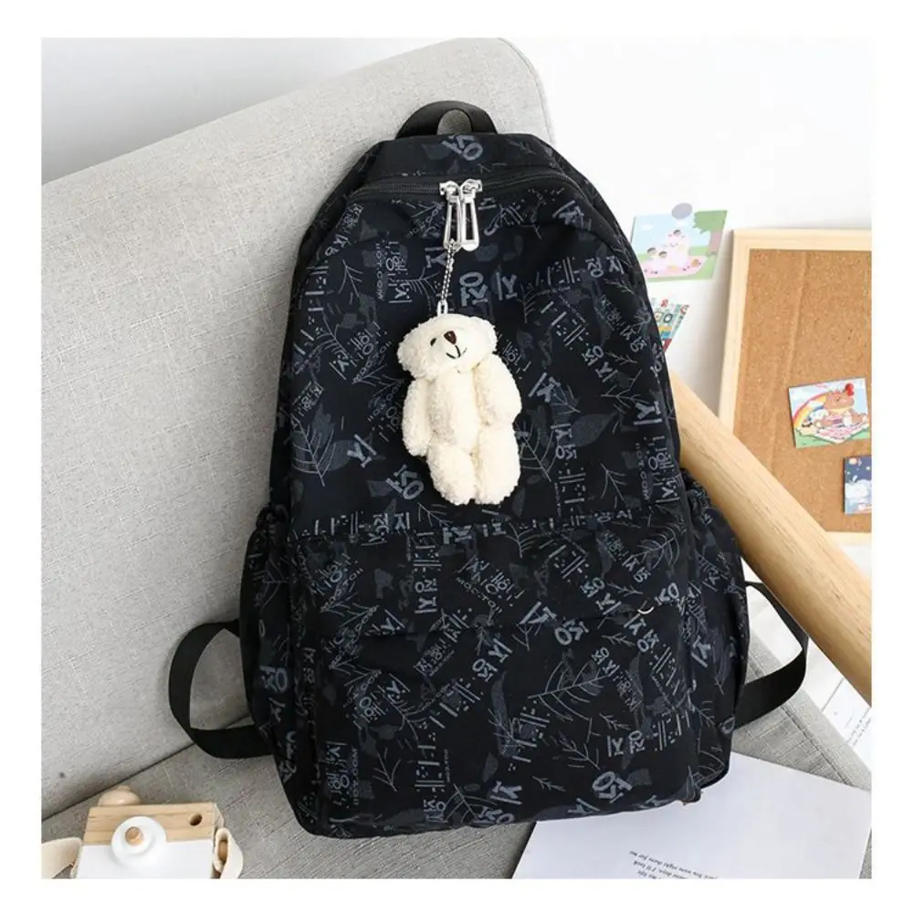 Bear Doll Student Bag High Capacity Korean Text Junior High School Students' Backpack Floral Print Multicolor
Bear Doll Student Bag High Capacity Korean Text Junior High School Students' Backpack Floral Print Multicolor