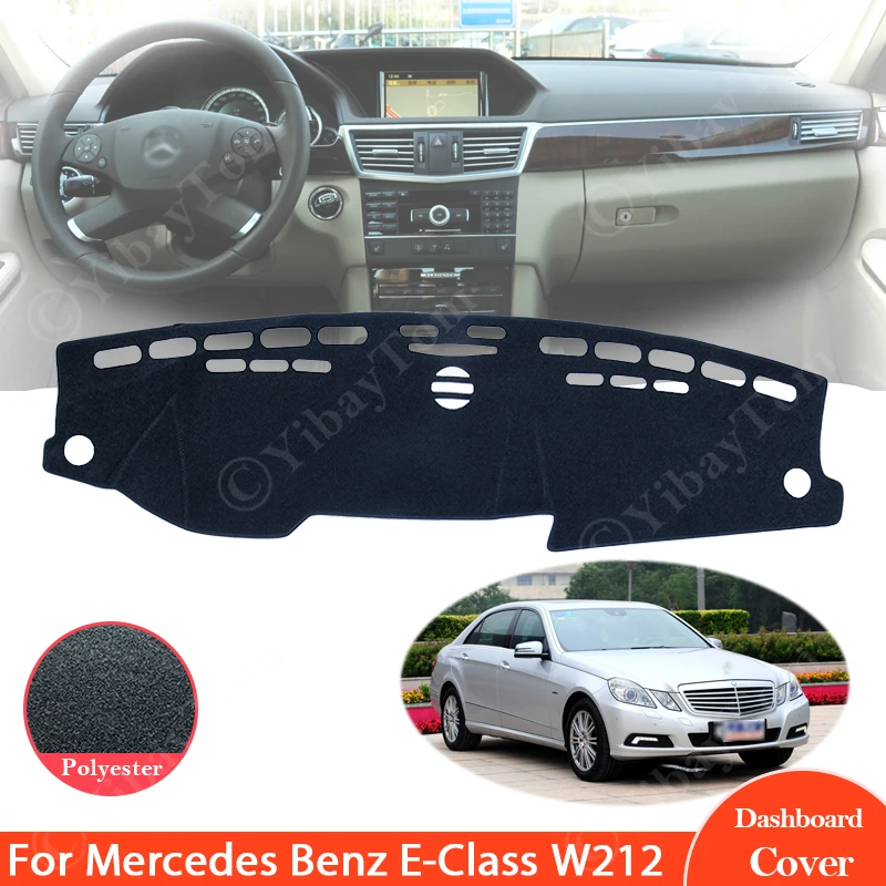 

Противоскользящий коврик для Mercedes Benz E-Class W212, накладка на приборную панель, козырек от солнца, аксессуары для E-klase E200, E250, E300, E220d, AMG