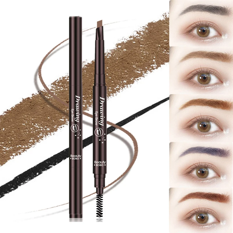 6Colors Double-Ended Eyebrow Pencil Auto Rotating Waterproof Ultra Fine Eyebrow Tattoo Long Lasting Professional Eye Makeup Tool
6Colors Double-Ended Eyebrow Pencil Auto Rotating Waterproof Ultra Fine Eyebrow Tattoo Long Lasting Professional Eye Makeup Tool
