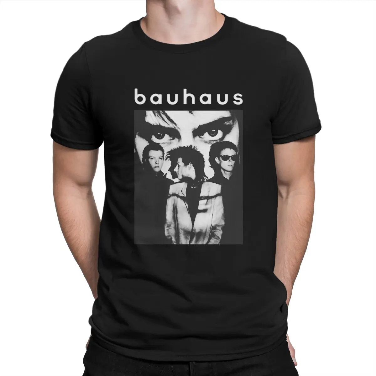 

Bauhaus, Мужская футболка, британская почта, панк-рок-группа, индивидуальная футболка уличная одежда с графическим принтом, новый тренд