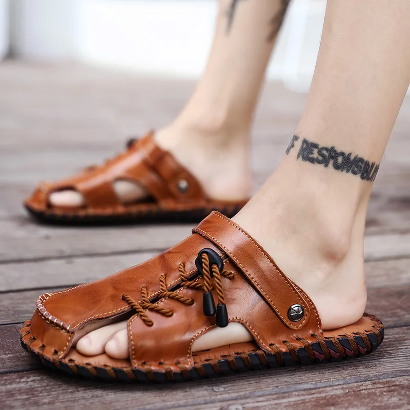 2022 New Summer Fashion Men Sandals Breathable Fishing Walking Trekking Beach Leather Leisure Casual Comfortable Outdoor Light
2022 New Summer Fashion Men Sandals Breathable Fishing Walking Trekking Beach Leather Leisure Casual Comfortable Outdoor Light