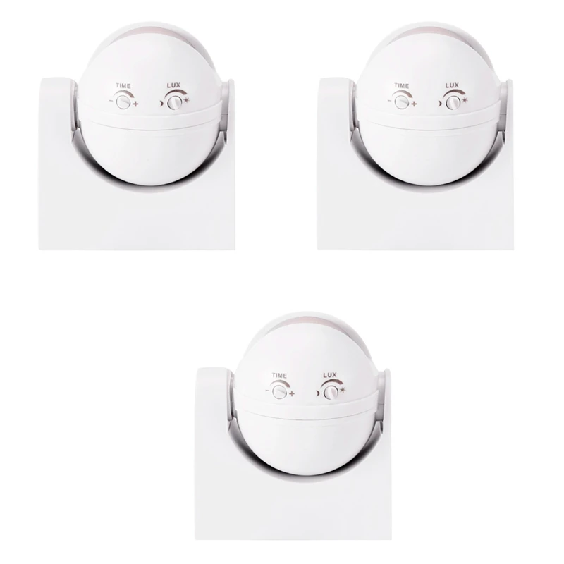 

3X 110V-240V Outdoor Ip44 180 Degree 50/60Hz Security Pir Motion Movement Detector Switch Infrared Motion Sensor Switch