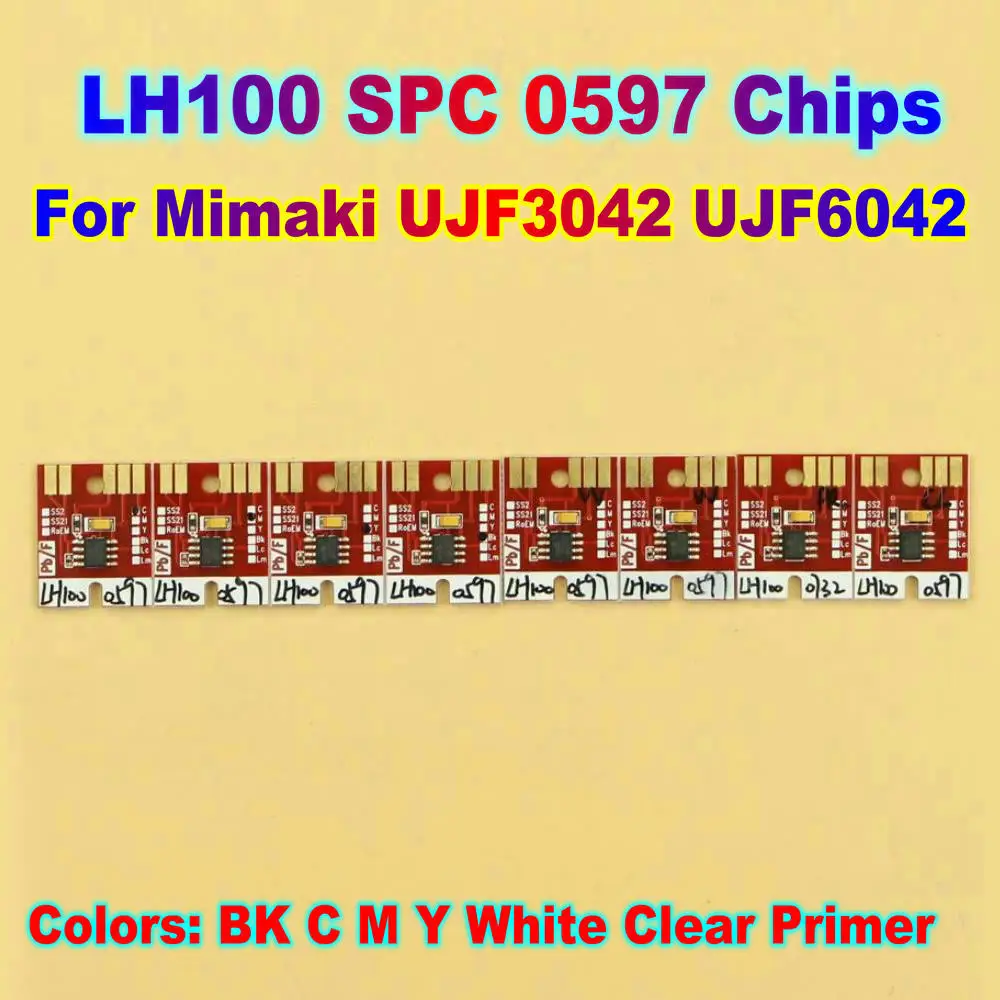 

LH100 Spc 0597 Chip For Mimaki Ujf 3042 Ujf 6042 Ink Cartridge Chip Permanent Chips UJF3042 UJF6042 Printer UV Ink LH 100 Chip
