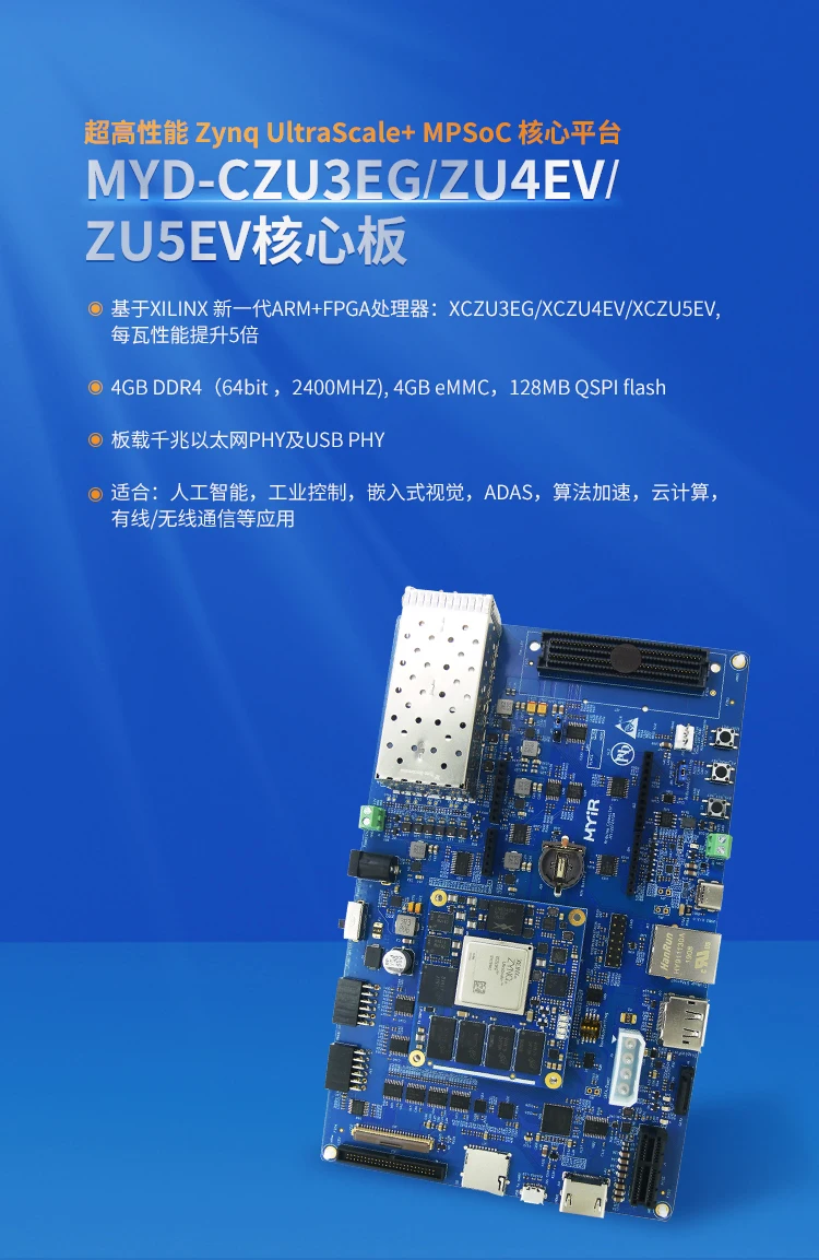 XCZU3EG XCZU4EV XCZU5EV Core Board, плата промышленного развития FPGA + Новинка
XCZU3EG XCZU4EV XCZU5EV Core Board, плата промышленного развития FPGA + Новинка