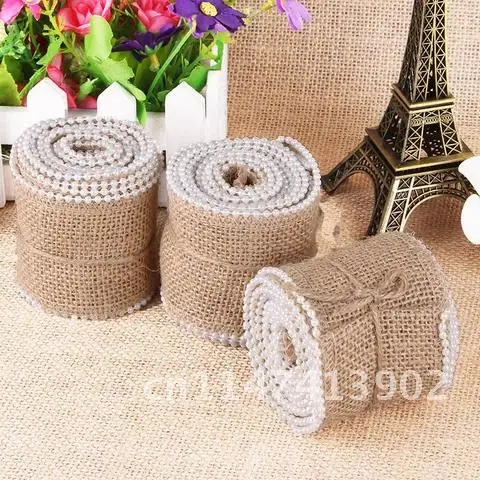 5cm Natural Burlap Hessian Ribbon Vintage with Bead for Wedding Party Decoration , Lace Trim for Craft AA7886
5cm Natural Burlap Hessian Ribbon Vintage with Bead for Wedding Party Decoration , Lace Trim for Craft AA7886