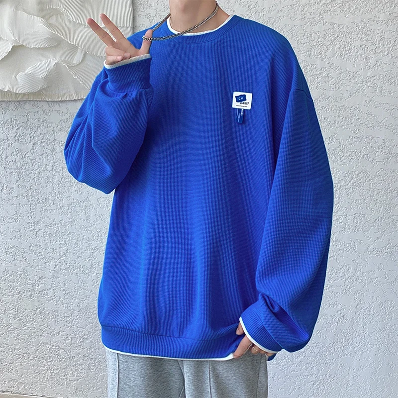 Autumn Pullover Hoodie Men Fashion O-collar Oversized Sweatshirt Men Streetwear Hip Hop Loose Lattice Hoodies Mens Hoody M-3XL
Autumn Pullover Hoodie Men Fashion O-collar Oversized Sweatshirt Men Streetwear Hip Hop Loose Lattice Hoodies Mens Hoody M-3XL