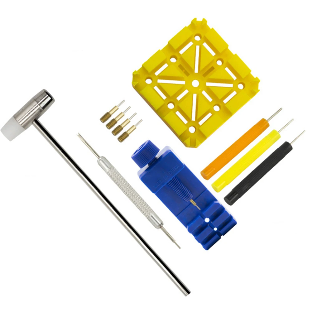 Brand New Watch Repair Tool Set Metal Professional Remover Slit 11pcs/set ABS Plastic Accessories Adjuster Tool
Brand New Watch Repair Tool Set Metal Professional Remover Slit 11pcs/set ABS Plastic Accessories Adjuster Tool