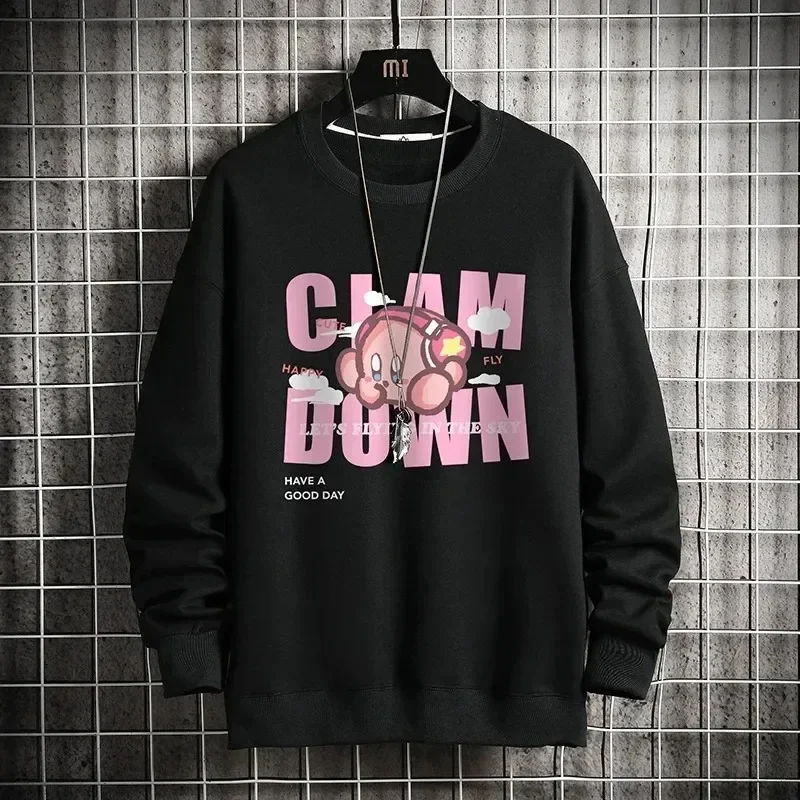 2023 High Quality Autumn and Winter New O-Neck Korean Trend Loose Print Long Sleeved Sweatshirt Men Clothing
2023 High Quality Autumn and Winter New O-Neck Korean Trend Loose Print Long Sleeved Sweatshirt Men Clothing