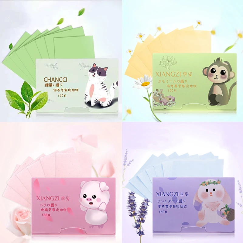 100sheets Face Oil Blotting Sheets Face Oil Absorbing Paper Oil Control Wipes Paper Face Cleansing Sheets Makeup Cosmetic Tools
100sheets Face Oil Blotting Sheets Face Oil Absorbing Paper Oil Control Wipes Paper Face Cleansing Sheets Makeup Cosmetic Tools