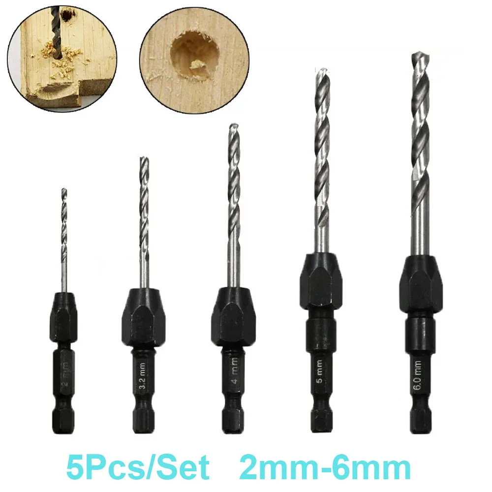 5Pcs/set HSS 2mm-6mm Shank Twist Drill Detachable Quick Change Handle Hex Change Core Metal Wood Hole Twist Drill Bit Set
5Pcs/set HSS 2mm-6mm Shank Twist Drill Detachable Quick Change Handle Hex Change Core Metal Wood Hole Twist Drill Bit Set