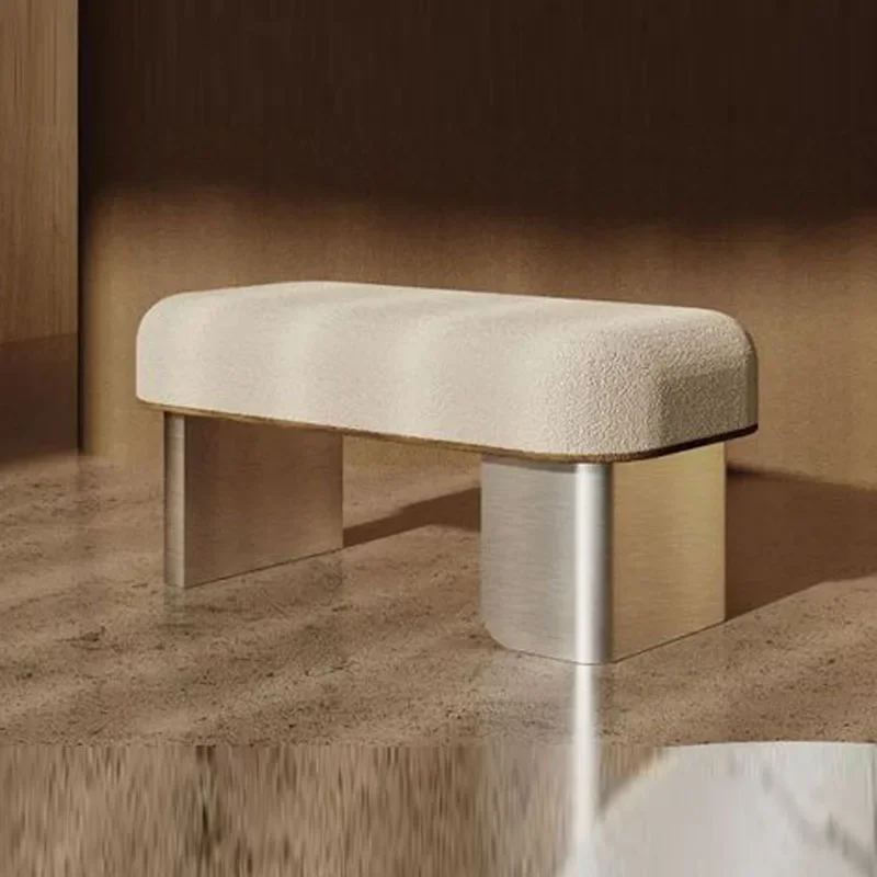 Nordic Metal Hallway Ottoman for Entryway Shoe Changing Stool Granular Velvet Light Luxury Creative Footstool for Living Room
Nordic Metal Hallway Ottoman for Entryway Shoe Changing Stool Granular Velvet Light Luxury Creative Footstool for Living Room