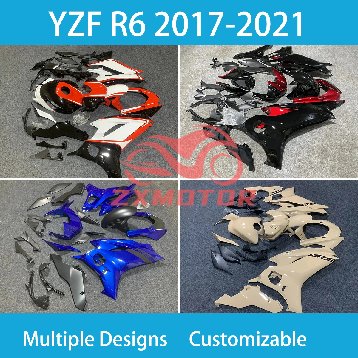 Обтекатели для YAMAHA YZF R6 2017 2018 2019 2020 2021, YZFR6 17 18 19 20 21 мотоциклетный комплект обтекателей
Обтекатели для YAMAHA YZF R6 2017 2018 2019 2020 2021, YZFR6 17 18 19 20 21 мотоциклетный комплект обтекателей